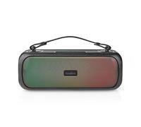 NEDIS CASSA BOOMBOX BLUETOOTH PORTATILE USB AUX SD 45 WATT 5 ORE LUCI RGB