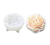 Stereo Peonia Fiore Gesso Epoxy Mold Handmade Wax Soap Molds for Decoration Stereo Peony Flower Soap Mold