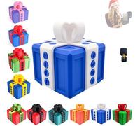 Stereoover the Prank Box - Sfida Esilarante Con La Vite E La Sorpresa Del Dito Medio, Scatola Regalo Fastidiosa for Tutte Le Occasioni, Divertente Custodia Grande Stampata in 3D(#E)