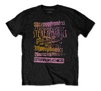 Stereophonics Logos autorizzato Uomo maglietta