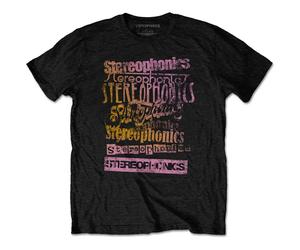 Stereophonics Logos autorizzato Uomo maglietta