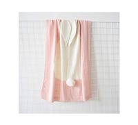 Stereoscopic - Coperta per bambini orecchie di coniglio da maglia coperta del bambino tenere coperta telo,28.7 x 42.5 in