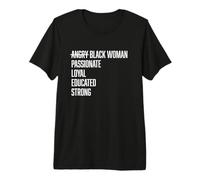 Stereotipi della Donna Nera Arrabbiata Maglietta Premium