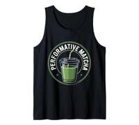 Stereotipo Maschile performativo per Amanti del Matcha Gen Z Canotta