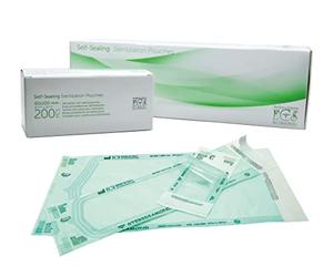 STERIDIAMOND - Buste Auto-Saldanti per Sterilizzazione (box da 200 pz.) (90 x 250 mm)