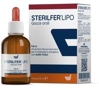 Sterilfarma Sterilfer Lipo - gocce Integratore per la carenza di ferro e acido folico, 30 ml