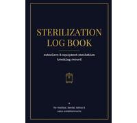 Sterilization Log Book: Autoclave & Equipment Sanitation Tracking Record for Medical, Dental, Tattoo, and Beauty Professionals