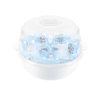Sterilizzatore a microonde - Contenitore per pulitore a vapore per biberon, vassoio BPA | Scatola di sterilizzazione compatta a vapore veloce, organizer adatto al microonde per ciucci, biberon