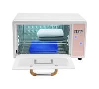 Sterilizzatore ad alta temperatura, 10 l, sterilizzatore ad aria calda, temperatura di asciugatura 75 ℃, ripiani regolabili, per famiglie, spa, saloni di bellezza (rosa)