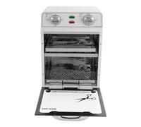 Sterilizzatore ad alta temperatura, Autoclave Calore Asciugabile 600W 220°C | Timer 60 Min 8L 2 livelli, acciaio inox vetro temperato bianco, autoportante, strumenti manicure acconciatura estetica