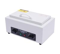 Sterilizzatore ad alta temperatura con vasca in acciaio inox, calore secco fino a 220 °C, timer da 60 minuti per salone di manicure/parrucchiere/clinica dentale (220 V, 2 l, accessori in acciaio inox)