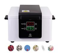 Sterilizzatore Ad Alta Temperatura Da 200 ℃ Con Timer, Sterilizzatore Per Utensili Per Unghie, Sterilizzatore A Calore Secco Da 2,6 L, Per Uso Medico,Dentistico,Tatuaggi,Salone Per Manicure,White