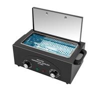 Sterilizzatore ad alta temperatura da 300 W, 1,5 l, 220 °C, sterilizzatore ad alta temperatura con timer e spia luminosa di controllo, sterilizzatore ad aria calda per utensili manicure, posate in