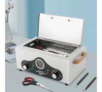 Sterilizzatore ad aria calda 300 W a calore secco sterilizzatore ad alta temperatura per strumenti con regolazione della temperatura e del tempo, disinfettante per saloni di unghie, pedicure,