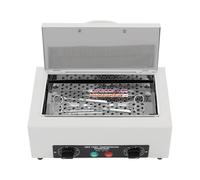 Sterilizzatore ad aria calda da 300 W, sterilizzatore per unghie, sterilizzatore a calore secco 220 ℃ con timer, piccoli sterilizzatori per cosmetici, studi di piedi, parrucchiere (senza maniglia)