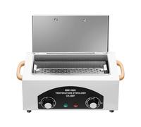 Sterilizzatore da 300 Watt con maniglia, sterilizzatore ad aria calda, sterilizzatore ad alta temperatura 220 °C, sterilizzatore a caldo secco, sterilizzatore per unghie con timer.