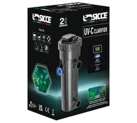 Sterilizzatore Lampada UV-C Sicce Clarifier 9W Acquario IP68 Cavo 3m 600L