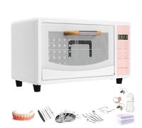 Sterilizzatore per estetista, sterilizzatore a calore secco a doppio ripiano, 48L Sterilizzatore per Utensili Unghie, Professionale Sterilizzatore per Salone di Bellezza Manicure Barbiere (Rosa)