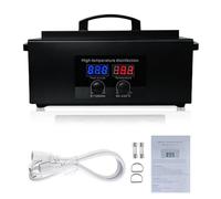 Sterilizzatore per unghie, sterilizzatore ad alta temperatura, sterilizzatore a calore secco con timer, attrezzatura per sterilizzazione per dentisti e parrucchieri (nero)