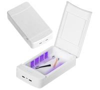 Sterilizzatore portatile doppio strato UV lampada sterilizzatore: WIYETY UV disinfezione, scatola UV strumento sterilizzatore, dispositivo di disinfezione UV professionale per cellulare, maschere