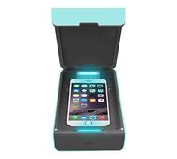 Sterilizzatore portatile multifunzione, scatola di pulizia automatica a doppia luce UV per cellulare, biancheria intima, maschera, spazzolino da denti, ecc., Batteri uccisi 99,9% azzurro