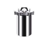 Sterilizzatore portatile per autoclave a vapore da 24 litri - Autoclave a pressione verticale in acciaio inossidabile con prevenzione delle ustioni a secco e sicurezza a 3 valvole | Sterilizzatore
