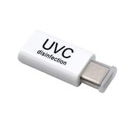 Sterilizzatore raggi UV portatile per smartphone con ingresso USB type-C (bianco)