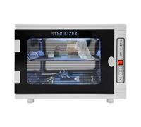 Sterilizzatore UV da 12 l, disinfettante con ozono e lampada UV da 185 nm, sterilizzatore per strumenti a due livelli, spegnimento automatico per salone e clinica, durata 5000 ore