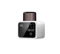 Sterilizzatore UV Intelligente per Spazzolini da Denti, Asciugatrice, Ricaricabile, Display LED, Portaspazzolino da Denti A Parete con Accessori per
