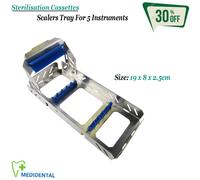 Sterilizzazione Cassetta Scalare Vassoio Di 5 Strumenti Slim Dentale Laboratorio