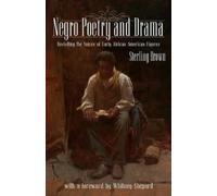 Sterling a Brown Negro Poetry and Drama (Tascabile)