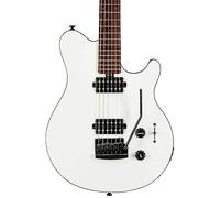 Sterling by Music Man Axis AX3S - Chitarra elettrica, colore: Bianco con corpo nero