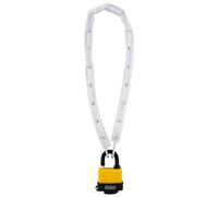 Sterling Catena di sicurezza 460 LPL 60 cm 4 mm e lucchetto laminato, argento