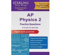 Sterling E Test Prep AP Physics 2 Practice Questions (Tascabile)