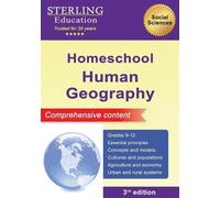 Sterling Education Homeschool Human Geography (Tascabile)