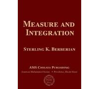 Sterling K. Berberian Measure and Integration (Copertina rigida)