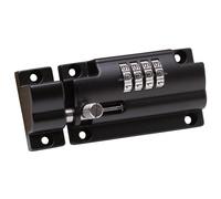 Sterling CLB110BK 4 bulloni di bloccaggio a combinazione, 110 mm, colore nero, con viti di fissaggio di sicurezza anti-manomissione, 23 + 89 x 50 x 22