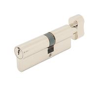 Sterling Locks ETN5050V - Cilindro a profilo europeo, con pomello, in nichel, 50 x 50 mm