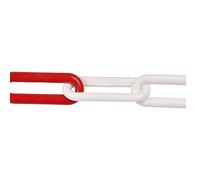 Sterling PRW60 Catena di plastica, 6.0mm, 25 m, Rosso/Bianco