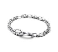 Sterling silver oval link bracelet