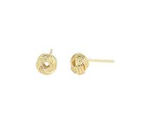 Sterling silver winding rattan palla orecchini signore gioielli popolare.