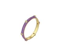 Sterling silver zircone colore goccia anello Europa e gli Stati Uniti signore semplice., No. 7, Metallo