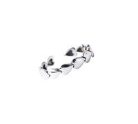 Sterling Sterling Sterling Silversilver Simple Open Regolable Anelli, retrò con le finger di gollette per le gocce di gioielli per la sua ragazza Mom Birthday Festival