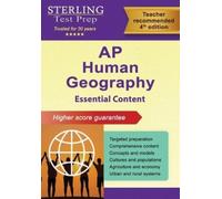 Sterling Test Prep AP Human Geography (Tascabile)