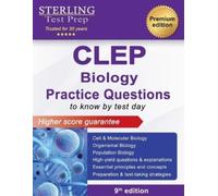 Sterling Test Prep CLEP Biology Practice Questions (Tascabile)