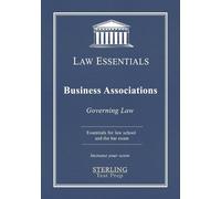 Sterling Test Prep Frank Addivin Business Associations, Law Essenti (Tascabile)
