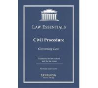 Sterling Test Prep Frank Addivinola Civil Procedure, Law Essentials (Tascabile)