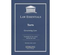 Sterling Test Prep Frank Addivinola Torts, Law Essentials (Tascabile)