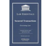 Sterling Test Prep Frank J Addivin Secured Transactions, Governing (Tascabile)