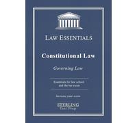 Sterling Test Prep Frank J Addivinola Dr. Frank Constitutional Law, (Tascabile)
